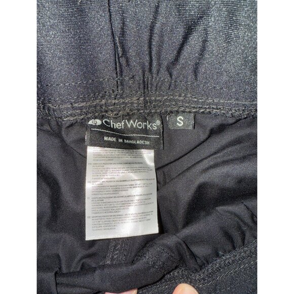 Chef Works Black Chef Pants Small - Picture 3 of 5